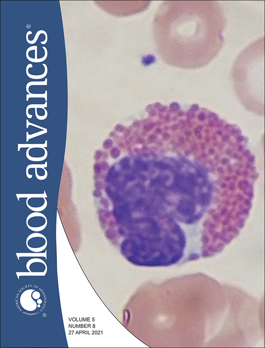 Blood Advances Cover Image for Volume 5, Issue 8