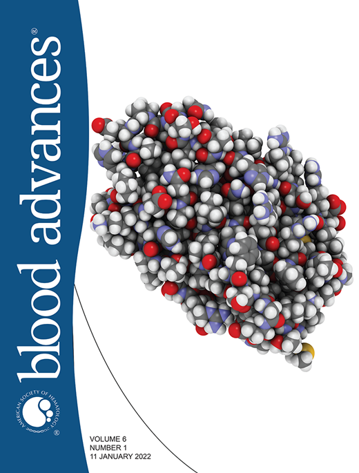 Blood Advances Cover Image for Volume 6, Issue 1