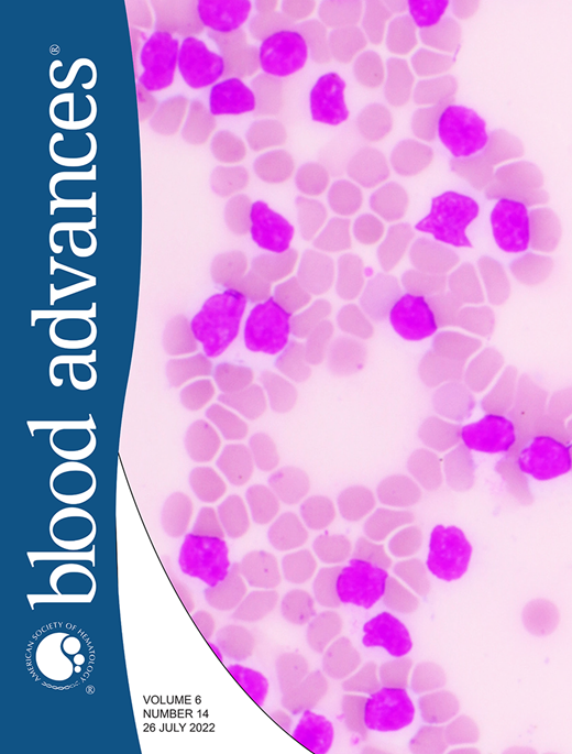 Blood Advances Cover Image for Volume 6, Issue 14