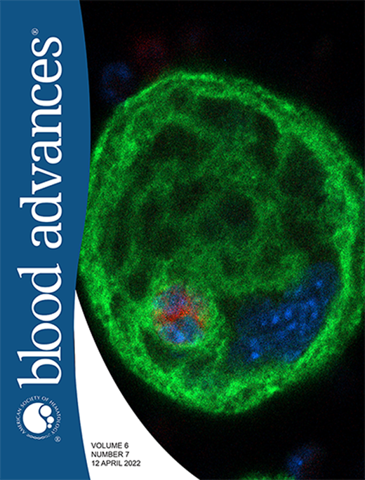 Blood Advances Cover Image for Volume 6, Issue 7