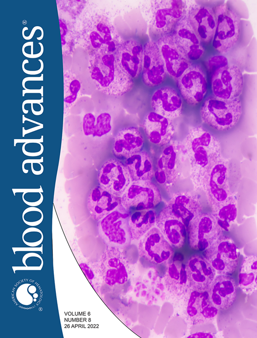 Blood Advances Cover Image for Volume 6, Issue 8