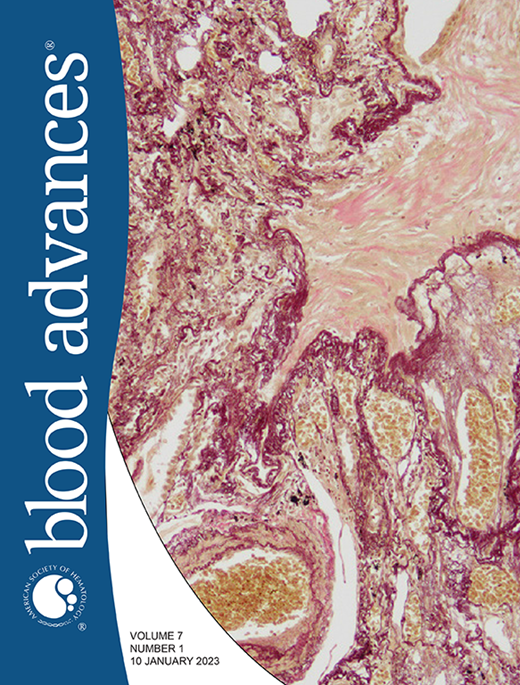 Blood Advances Cover Image for Volume 7, Issue 1