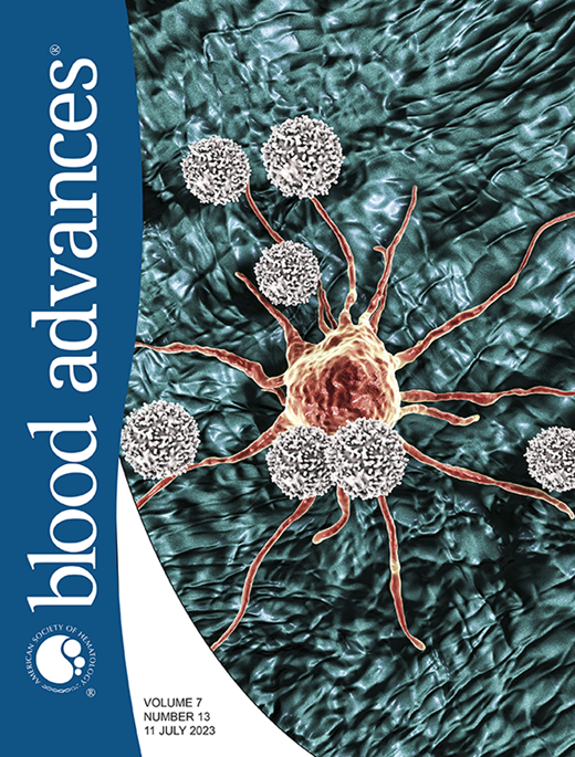 Blood Advances Cover Image for Volume 7, Issue 13