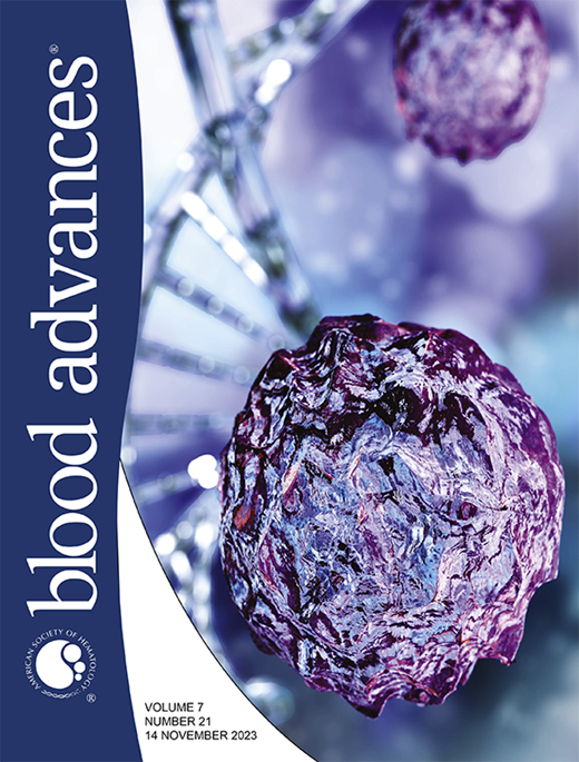 Blood Advances Cover Image for Volume 7, Issue 21