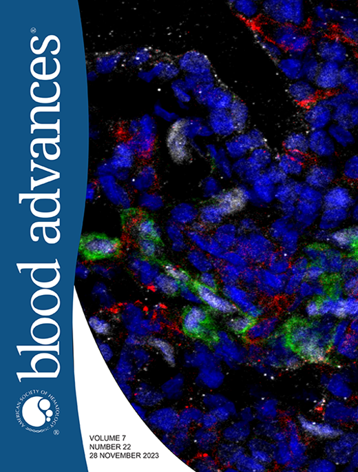 Blood Advances Cover Image for Volume 7, Issue 22