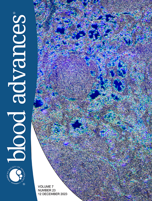 Blood Advances Cover Image for Volume 7, Issue 23