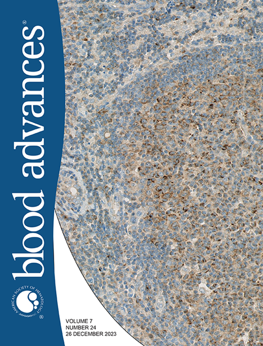 Blood Advances Cover Image for Volume 7, Issue 24