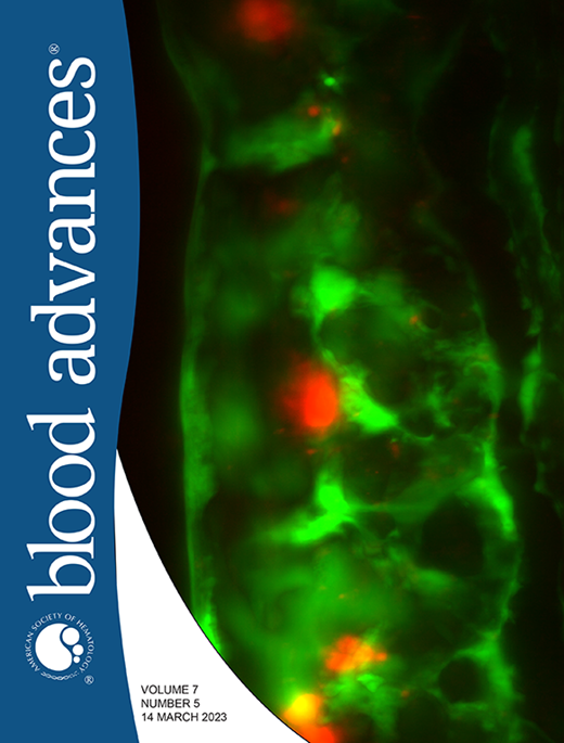 Blood Advances Cover Image for Volume 7, Issue 5