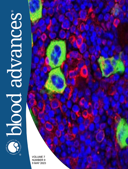 Blood Advances Cover Image for Volume 7, Issue 9