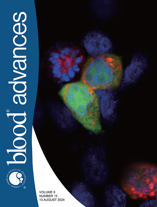 Blood Advances Cover Image for Volume 8, Issue 15