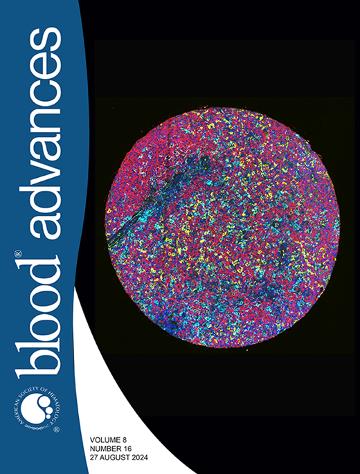 Blood Advances Cover Image for Volume 8, Issue 16