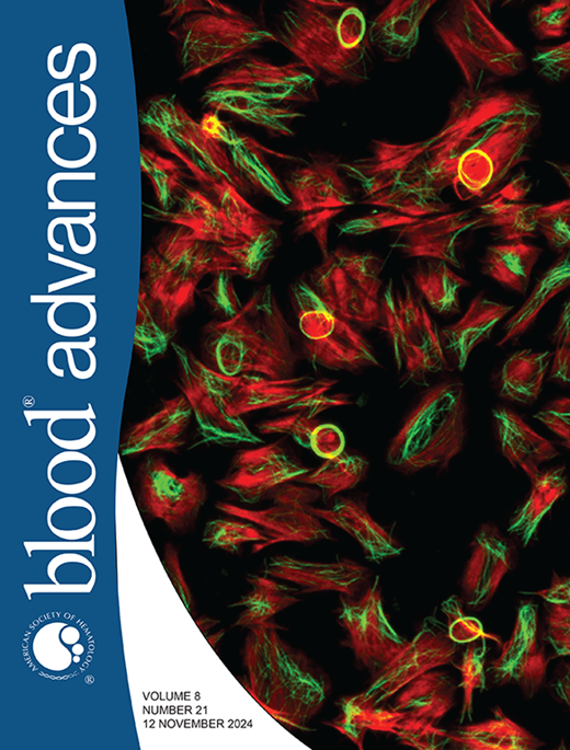 Blood Advances Cover Image for Volume 8, Issue 21