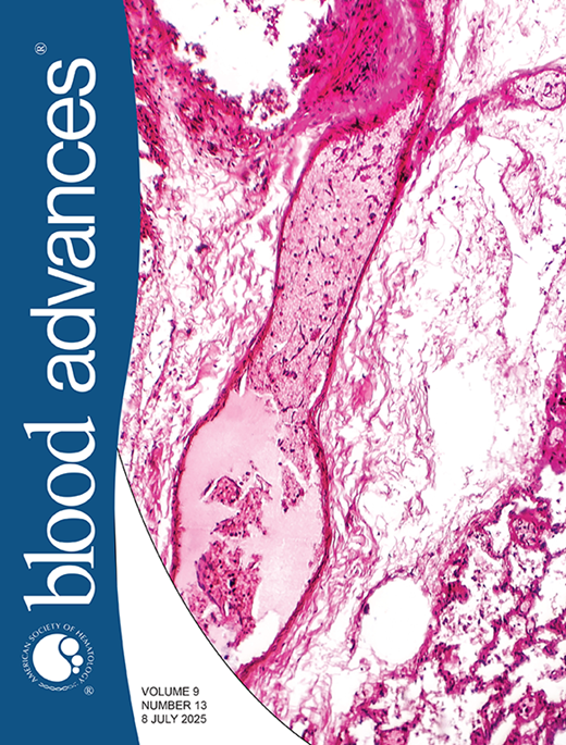 Blood Advances Cover Image for Volume 9, Issue 13