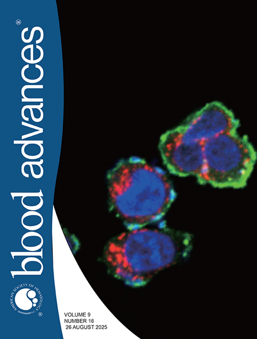 Blood Advances Cover Image for Volume 9, Issue 16