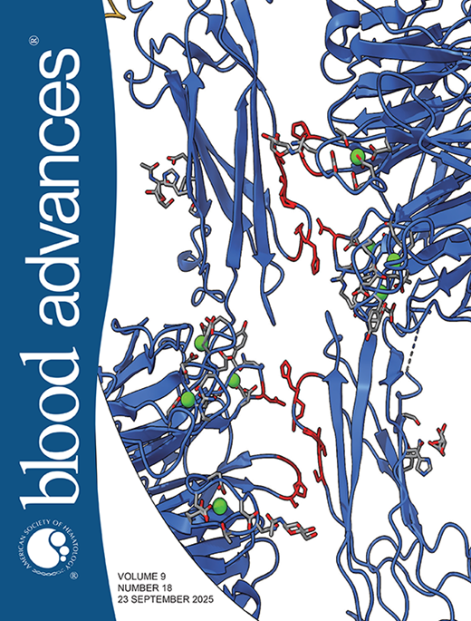 Blood Advances Cover Image for Volume 9, Issue 18