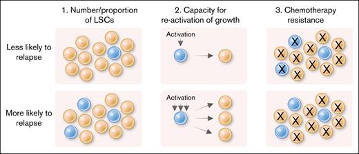 Summary of potential factors underlying relapse likelihood.