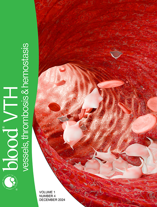 Blood Vessels, Thrombosis & Hemostasis Cover Image for Volume 1, Issue 4