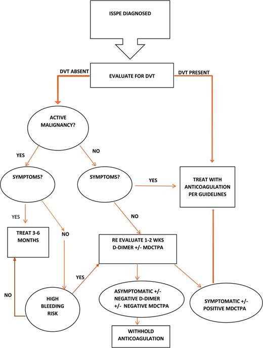 Figure 2. Algorithm for evaluation and management of patients with ISSPE.