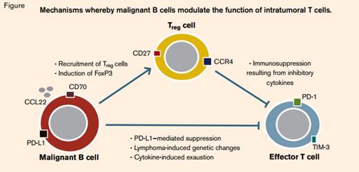Mechanisms Whereby Malignant B Cells Modulate the Function of Intratumoral T Cells.