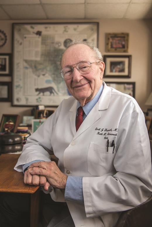 Emile J. Freireich, MD, in his office (2015)