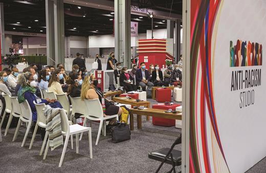 Sunday at the Anti-Racism Studio, new to the annual meeting in 2021.