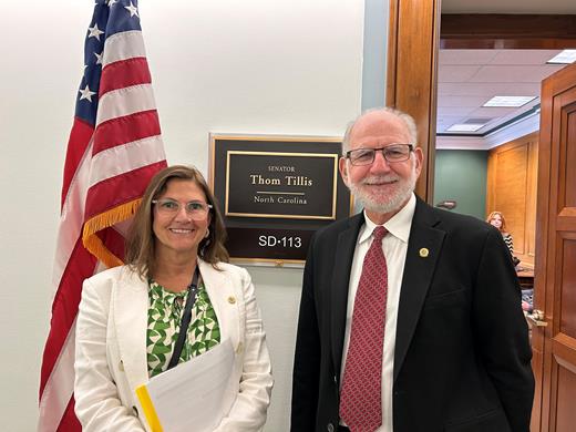 ASH President Belinda R. Avalos, MD, and ASH President-Elect Robert Negrin, MD