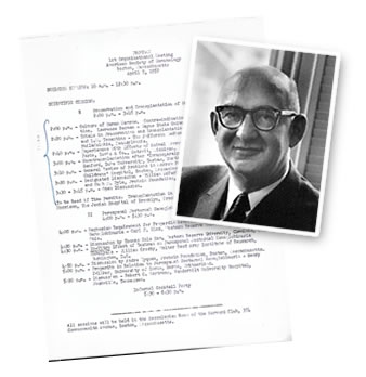 A Copy of the Program of the First Organizational Meeting of the American Society of Hematology.