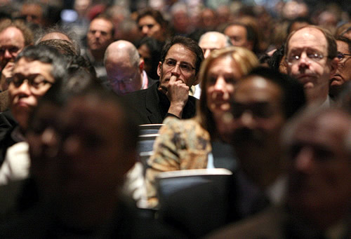 Meeting Attendees Attentively Listen to a Presentation During the 51st ASH Annual Meeting in New Orleans.