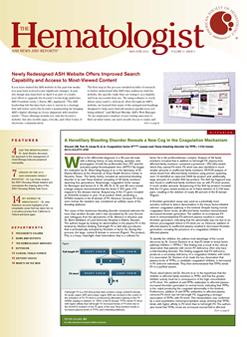 The Hematologist Cover Image for Volume 11, Issue 3