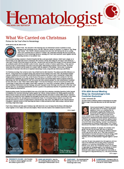 The Hematologist Cover Image for Volume 13, Issue 1