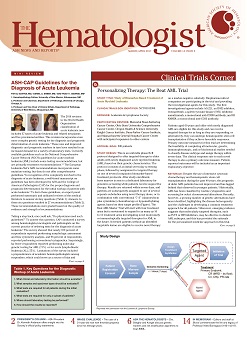 The Hematologist Cover Image for Volume 14, Issue 2