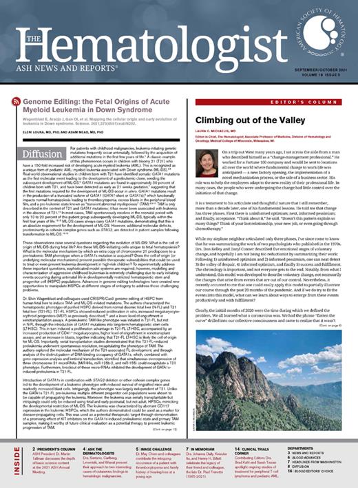 The Hematologist Cover Image for Volume 18, Issue 5
