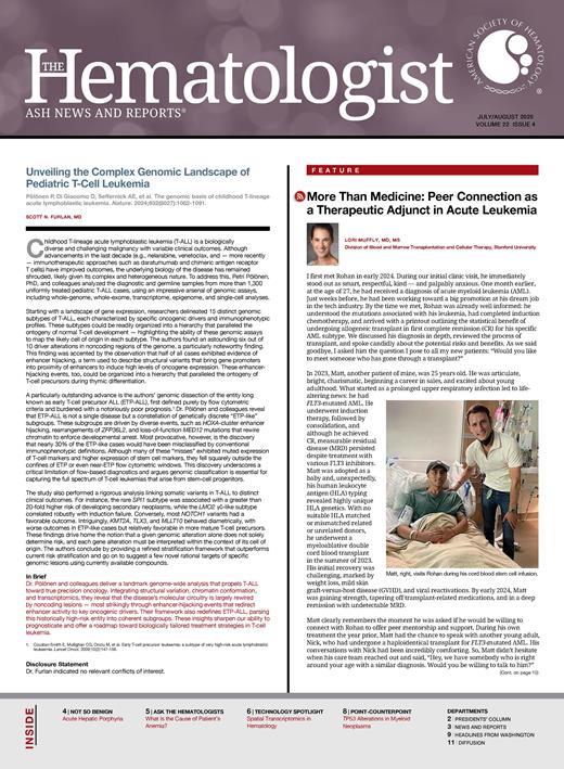 The Hematologist Cover Image for Volume 22, Issue 4