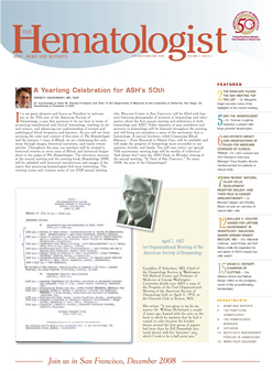 The Hematologist Cover Image for Volume 5, Issue 1